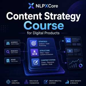 NLPXCore Content Strategy Course for Digital Products product banner
