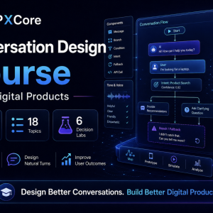 NLPXCore Conversation Design Course for Digital Products course banner