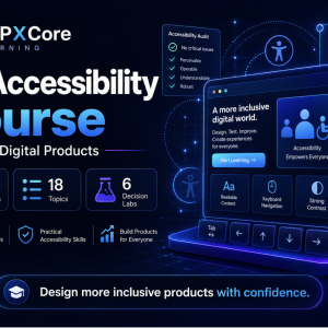 NLPXCore UX Accessibility Course for Digital Products banner